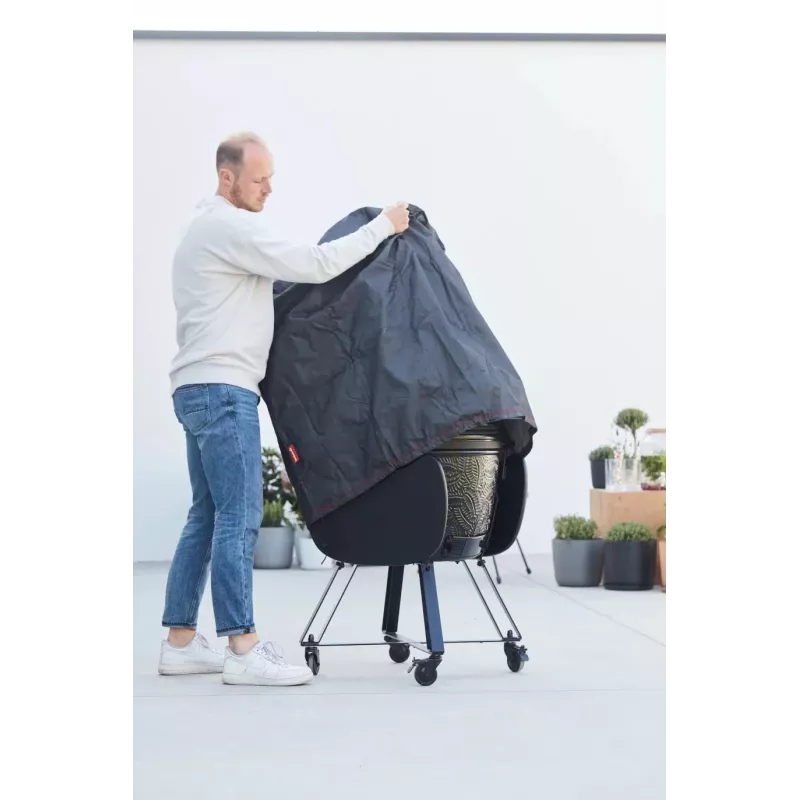 Capa Barbecook Premium para grelhador Kamal Kamado, 82,5 x 82,5 x 90,1 cm, preto