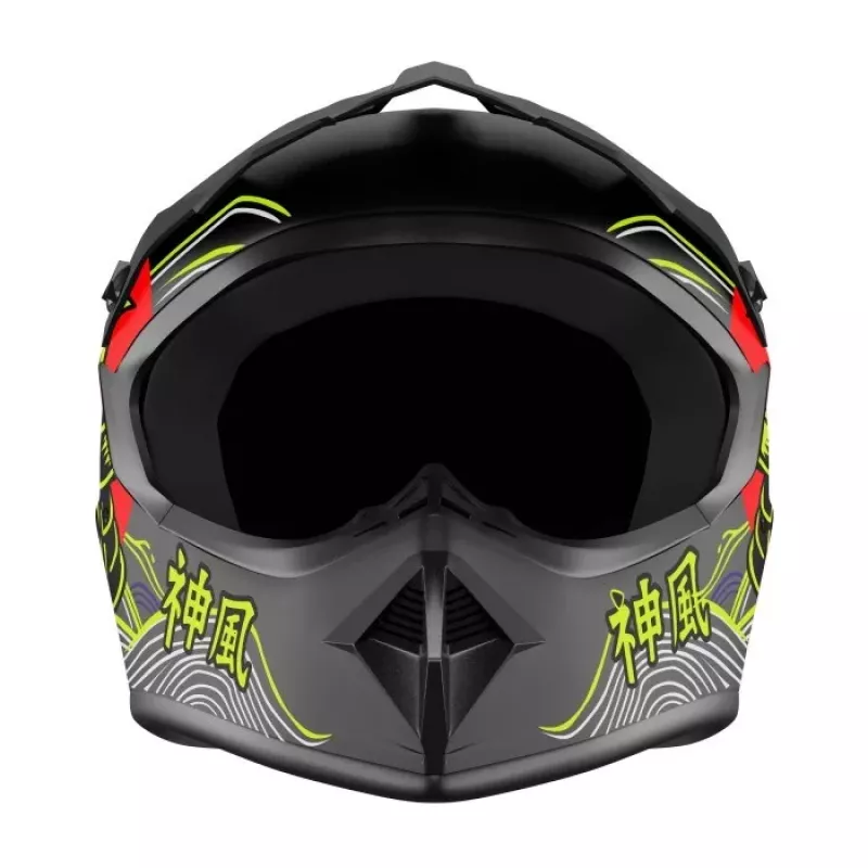 Capacete integral Kamikaze Tokyo Drift AKC208 Tamanho L
