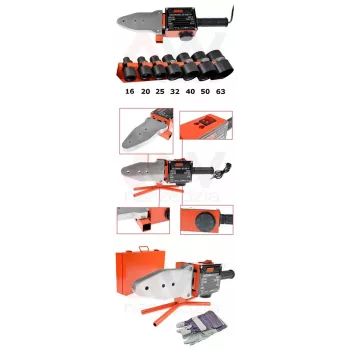 Máquina de soldar FERRO MAR-POL para tubos PVC grande 1500W