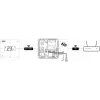 TECH Sterowniki T-2x Wi-Fi controlador de ambiente sem fios, branco