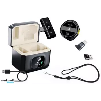 Microfone sem fios digital Hawk HW-MIC101 simples