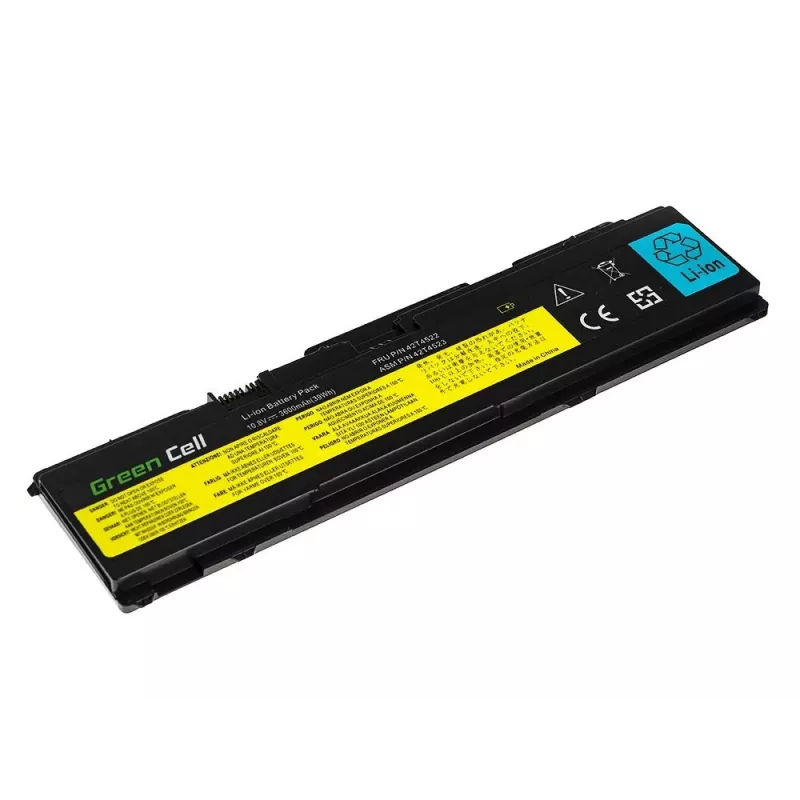 Bateria de portátil Greencell para Lenovo ThinkPad X300 X301 11,1V 3600mAh
