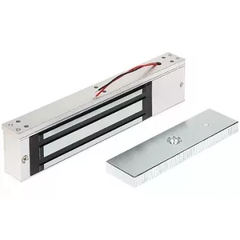 Fechadura eletromagnética de porta Atlo ML-361 360kg (800lbs) 12/24V DC fail-safe com sensor de estado da porta