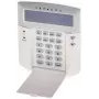 Teclado de painel de alarme K32LCD+-W2W Paradox - LCD azul de 32 caracteres, 2 linhas, com fios, branco