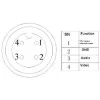 DVR móvel AHD ATE-D0801-T2 8 canais AUTONE