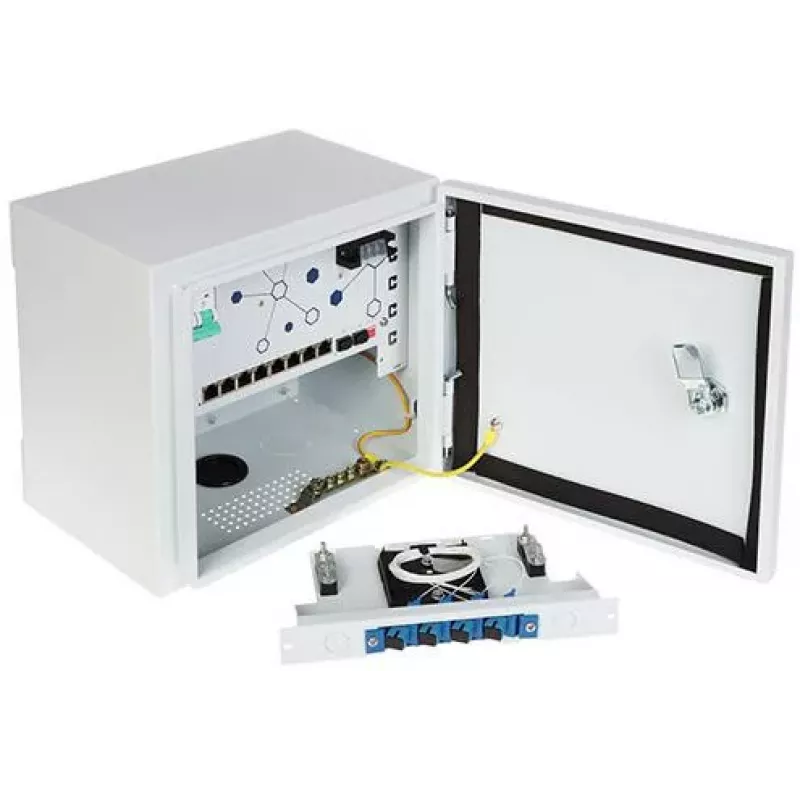 DELTA ponto de distribuição de câmara EXPERT-POE/OTD-8G2GSFP 8 PoE + 2 SFP