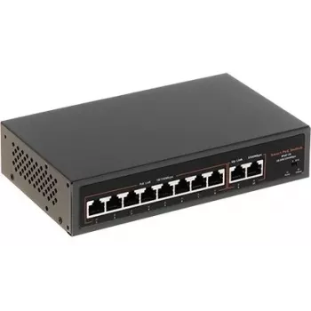 POE LANG switch Gigabit PoE+ 8 portas APTI-POE0802G-120W-ECO