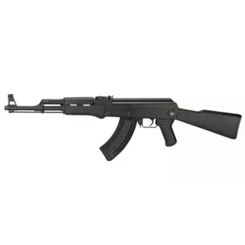 Réplica de airsoft CYA Cyma AK47 Tactical Black AEG 6mm com bateria e carregador