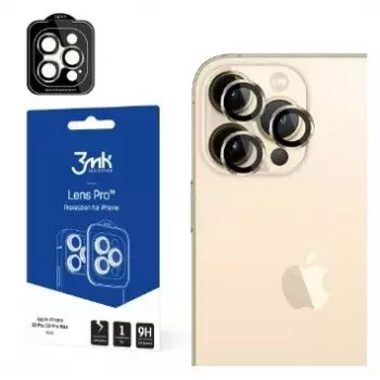 3MK Lens Protection Pro dourado para iPhone 13 Pro / 13 Pro Max