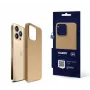 Capa MagCase em silicone 3MK Hardy para Apple iPhone 14 Pro - Dourado