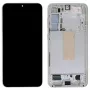 Samsung Galaxy S23 conjunto de ecrã tátil LCD com moldura - creme