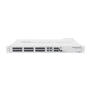 MikroTik CRS328-4C-20S-4S+RM switch gerido L2/L3, montagem em rack 1U, 20x SFP, 4x SFP+, 4x Combo, branco