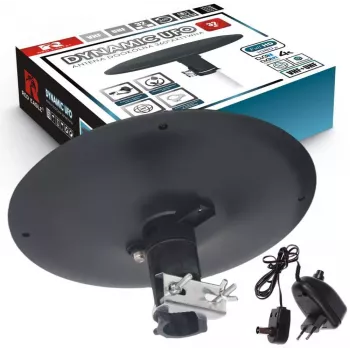 OPTICUM RED Opticum DVB-T Dynamic UFO-360 preta antena exterior omnidirecional ativa