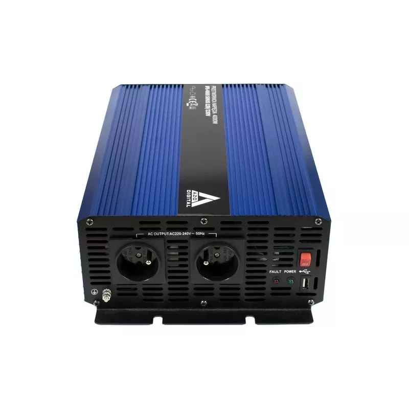 AZO Digital Conversor 12 VDC / 230 VAC SINUS IPS-4000S 4000W inversor de onda sinusoidal pura