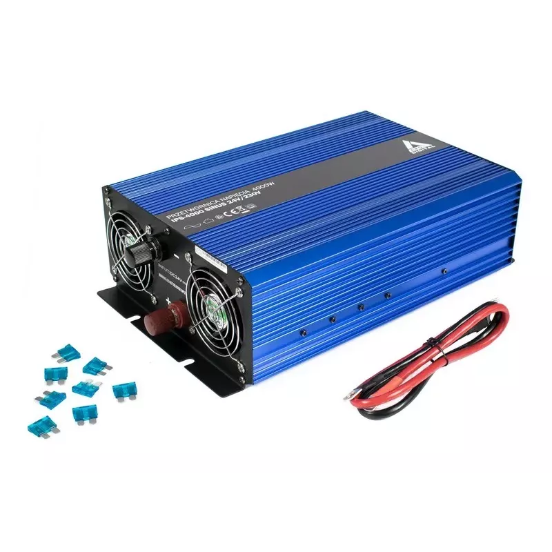 AZO Digital Conversor 24 VDC / 230 VAC SINUS IPS-4000S 4000W inversor de onda sinusoidal pura