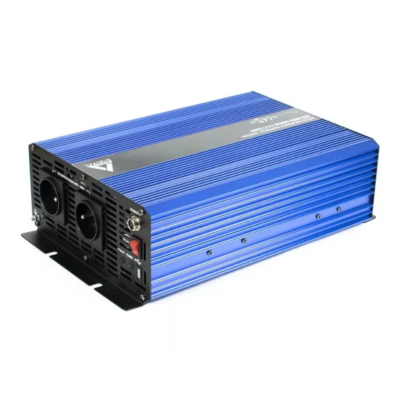AZO Digital Conversor 24 VDC / 230 VAC SINUS IPS-3000S 3000W inversor de onda sinusoidal pura