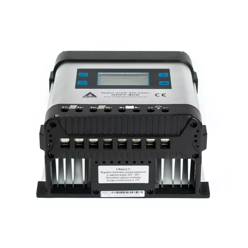 Controlador de carga solar MPPT AZO Digital 12/24V 30A com ecrã LCD