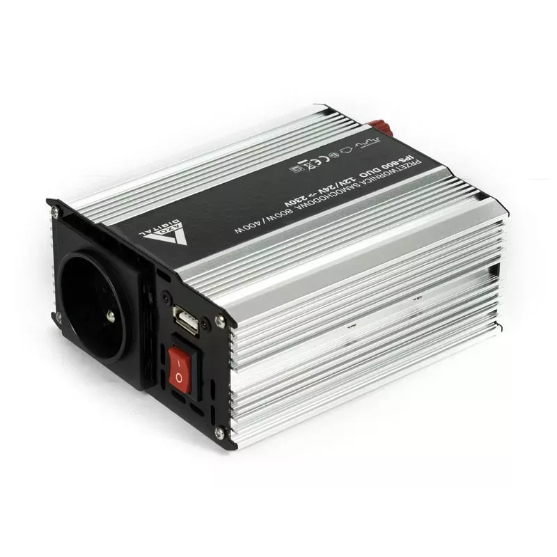 AZO Digital Inversor automóvel 12 VDC / 24 VDC / 230 VAC IPS-800 800W Duo