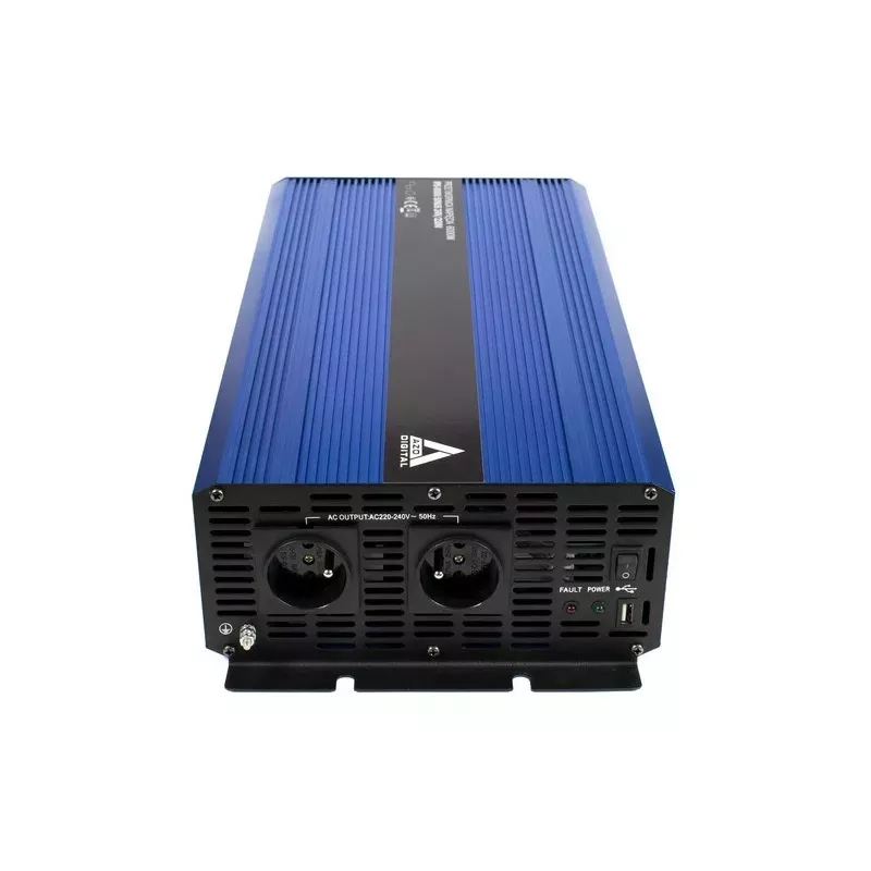 AZO Digital Conversor 24 VDC / 230 VAC SINUS IPS-8000S 8000W Inversor de Onda Sinusoidal Pura