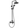 FERRO Conjunto de duche com misturadora RENNTO BTR7U Preto