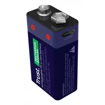 Trust Bateria 9V 400mAh com USB-C