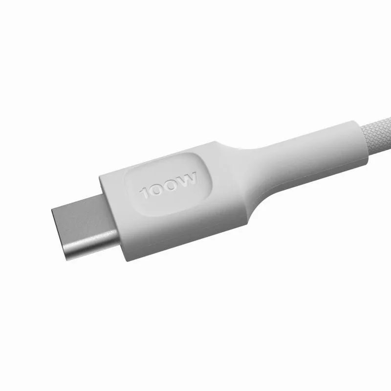 Green Cell PowerStream Cabo USB-C para USB-C 100W branco 0,3m