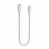 Green Cell PowerStream Cabo USB-C para USB-C 100W branco 0,3m