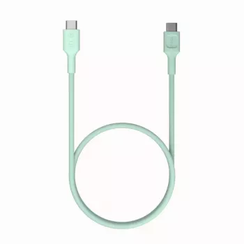 Green Cell PowerStream Cabo USB-C para USB-C 100W verde-menta 0,3m