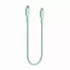 Green Cell PowerStream Cabo USB-C para USB-C 100W 1,2m verde-menta