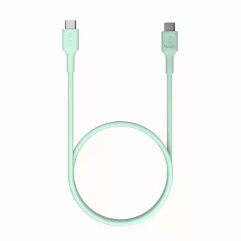 Green Cell PowerFlex Fast Charging Cabo USB-C para USB-C 100W 2m verde-menta