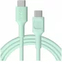 Green Cell PowerFlex Fast Charging Cabo USB-C para USB-C 100W 2m verde-menta