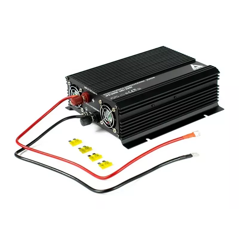 AZO Digital Inversor automóvel 12 VDC / 230 VAC IPS-2000 2000W Onda sinusoidal pura
