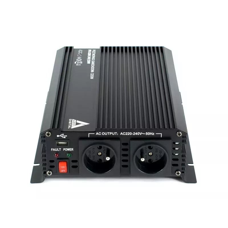 AZO Digital Inversor automóvel 24 VDC / 230 VAC IPS-3200 3200W