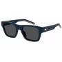 Óculos de sol retangulares de homem Tommy Hilfiger TH1975NSFLL preto/cinzento 54mm