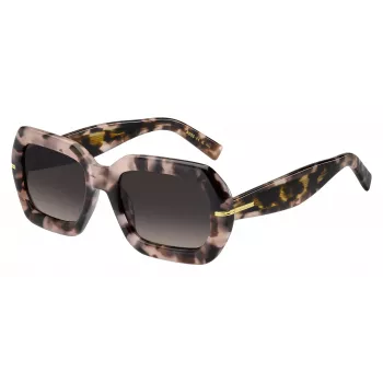 Óculos de sol de mulher BOSS BOSS1732GSHT8 Havana Brown degradê quadrados 54mm