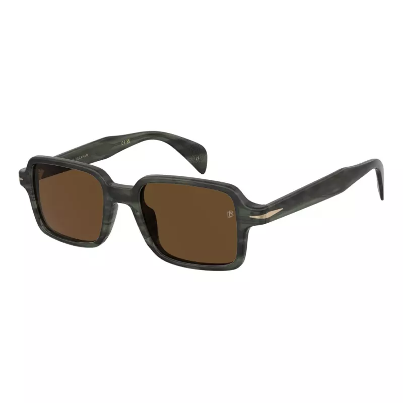 Óculos de sol quadrados de homem David Beckham DB-1179-S-6AK Havana verde 51 mm