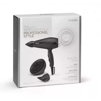 Secador de cabelo BaByliss 6710DE Turbo Pro 2100 W, preto