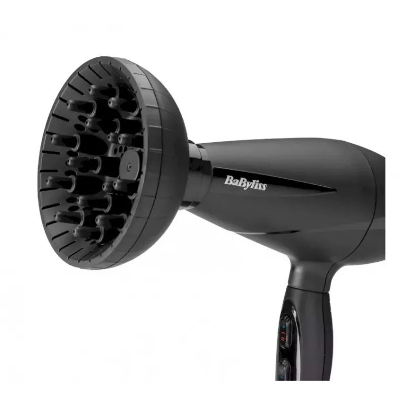 BaByliss 6710DE Turbo Pro Secador de cabelo 2100 W, preto