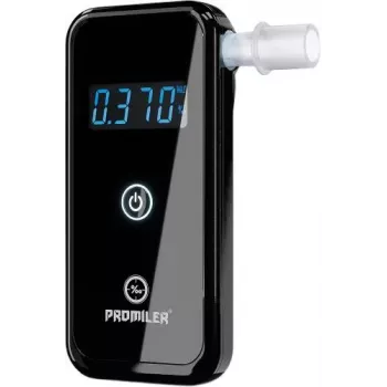 Alcoolímetro PROMILER AL7010, sensor semicondutor, 2x AA