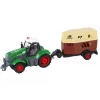 LEAN TOYS trator RC, trator telecomandado, máquina agrícola, atrelado, telecomando 1:24