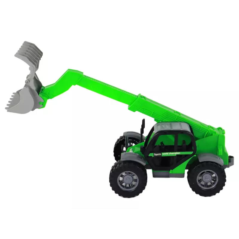 LEAN TOYS veículo agrícola trator verde grua máquina agrícola