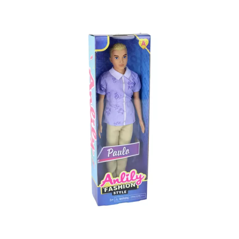 LEAN TOYS boneca infantil rapaz Paulo camisa cabelo loiro
