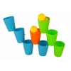 LEAN TOYS jogo de puzzle copos 3 em 1 44 peças