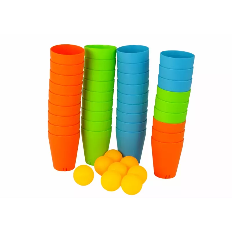 LEAN TOYS jogo de puzzle copos 3 em 1 44 peças