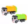 LEAN TOYS carro camião do lixo com atrelado 2 cores