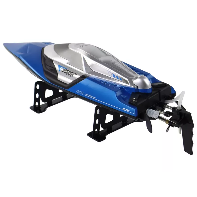 LEAN TOYS Lancha R/C 2.4G com luzes 30 km/h azul