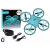 LEAN TOYS Drone com controlo remoto e luzes azul
