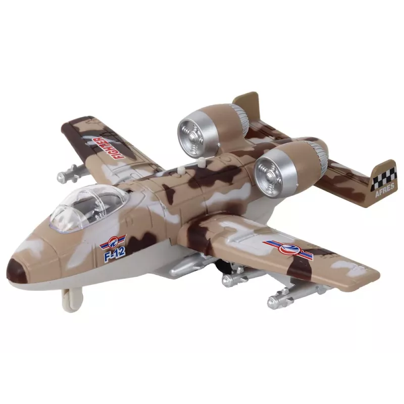 LEAN TOYS avião de combate motorizado Moro jato militar