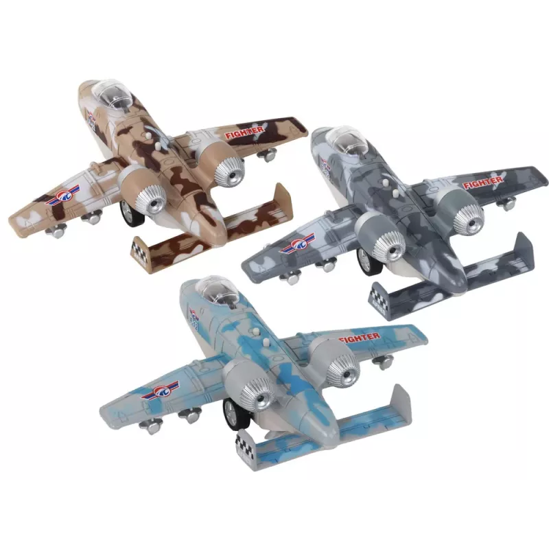 LEAN TOYS avião de combate motorizado Moro jato militar