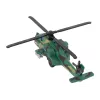 LEAN TOYS helicóptero militar em metal fundido com som e luz